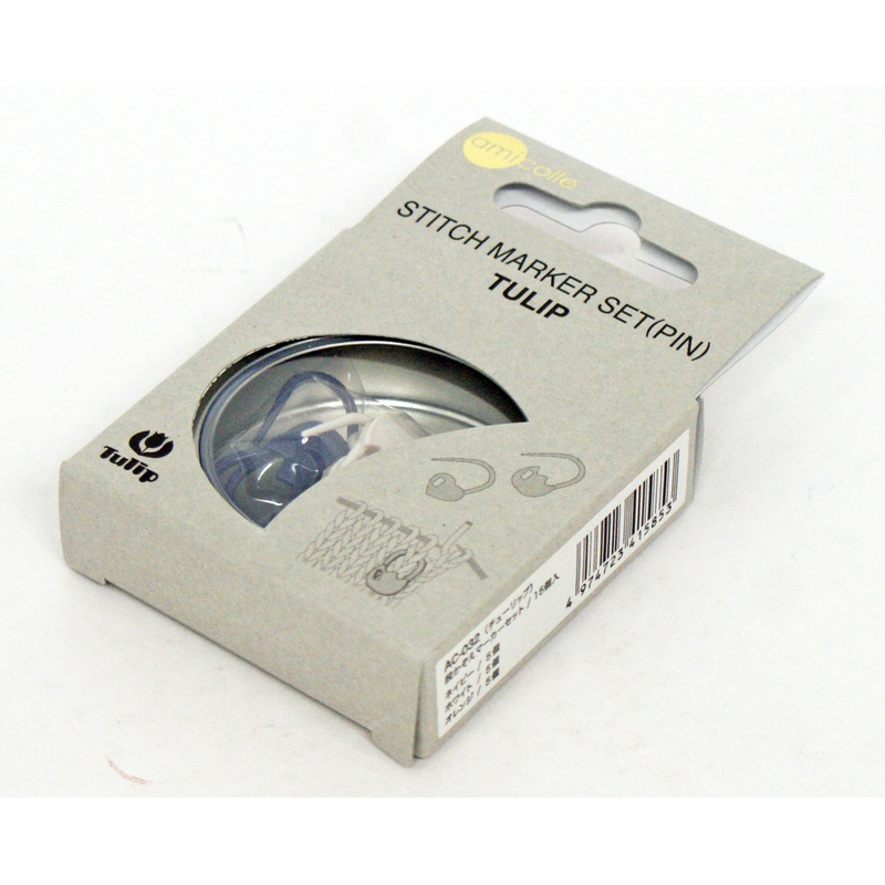 Tulip AC-032 Amicolle Stitch Marker Set (Pin) TULIP Navy White Orange