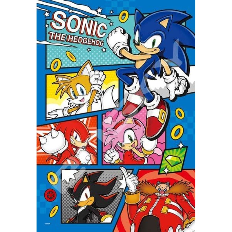 Ensky 300-3028 Jigsaw Puzzle Sonic the Hedgehog (300 Pieces)
