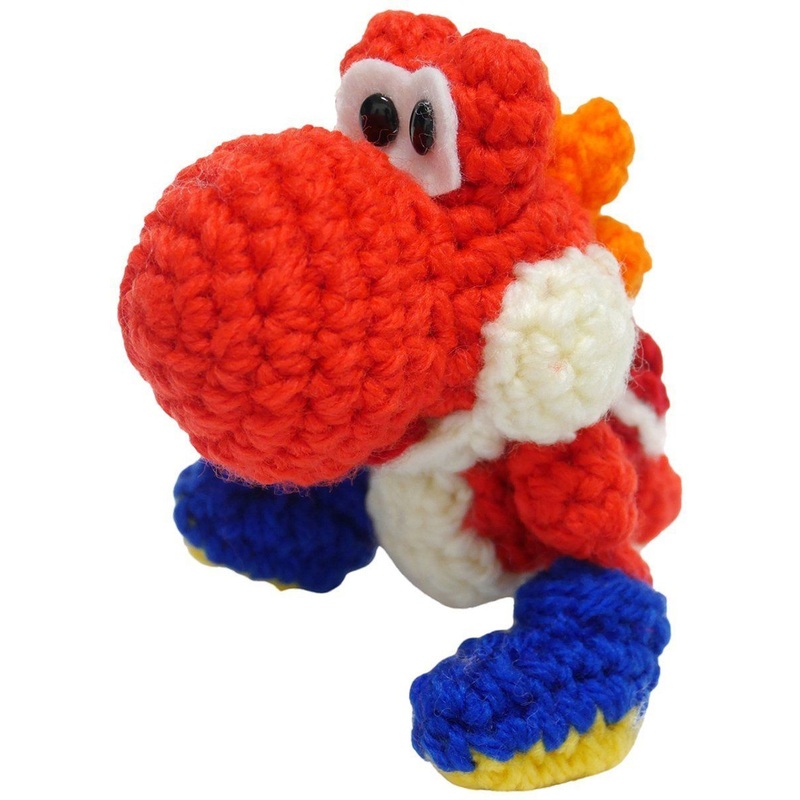 Hamanaka H306-164-2 Yoshi’s Woolly World Red Big Amigurumi (Crochet Doll) Kit