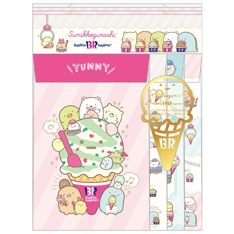 Letter Set Baskin-Robbins x Sumikko Gurashi
