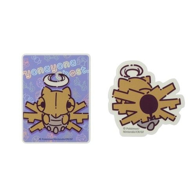 Pokemon Center Original Luminescence Stickers Set of 2 yonayonaGhost Shedinja