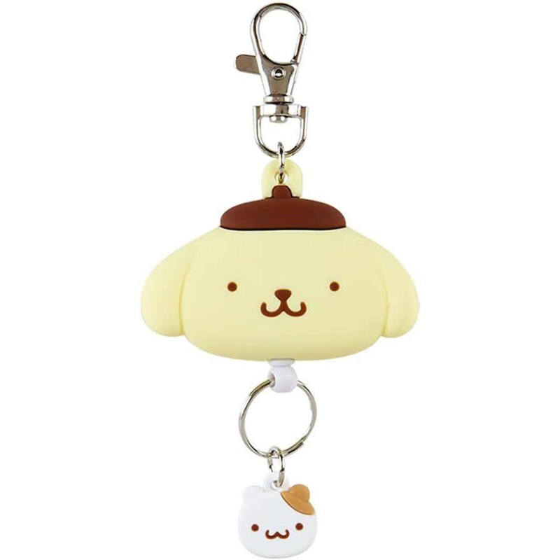 Sanrio Reel Keychain Pom Pom Purin Face Design