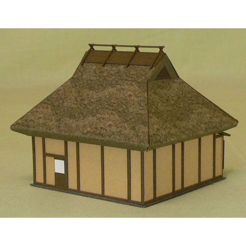 Sankei MP03-03 Japanese Farmer House A 1/150 N Scale Paper Kits