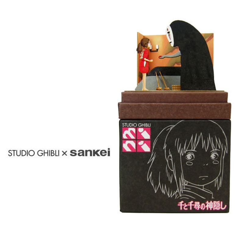 Sankei MP07-59 Studio Ghibli Chihiro and Kaonashi (Spirited Away) – Non Scale Paper Kits