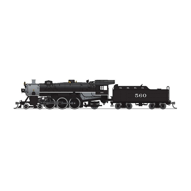 Light Pacific 4-6-2 Gullf, Mobile and Ohio #560 DCC
