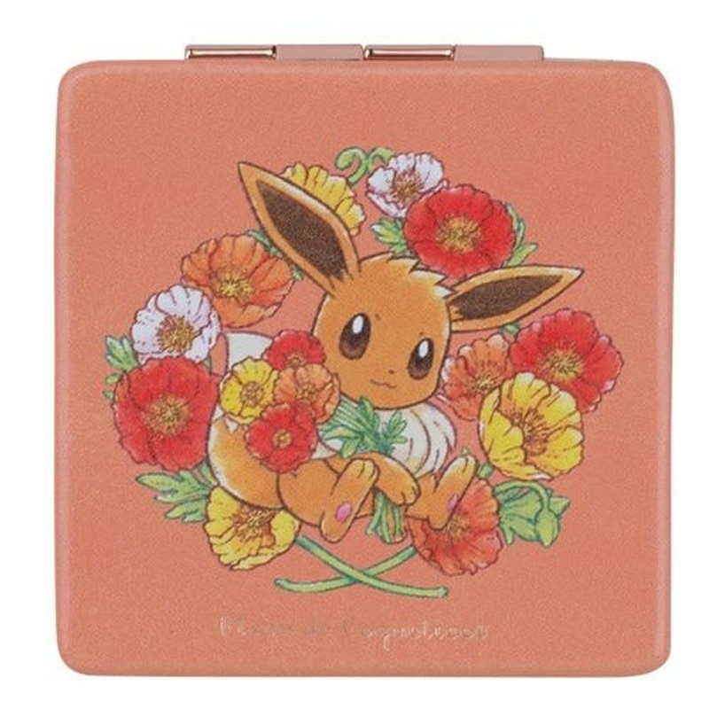Pokemon Center Original Hand Mirror Eevee Fleur de Coquelicot
