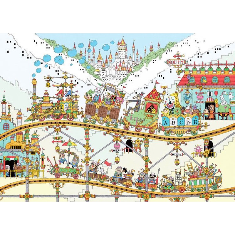 Epoch 79-159s Jigsaw Puzzle Taishi illustration Amusement Park for Adult (500 Pieces)