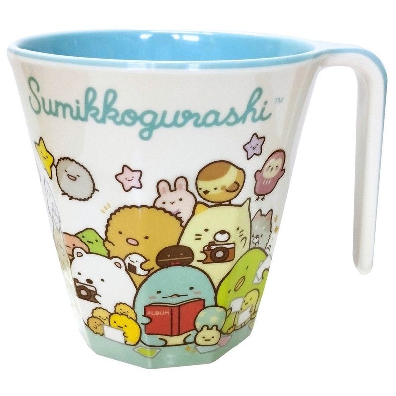 T’s Factory Sumikko Gurashi Melamine Cup with Handle Gathering Blue