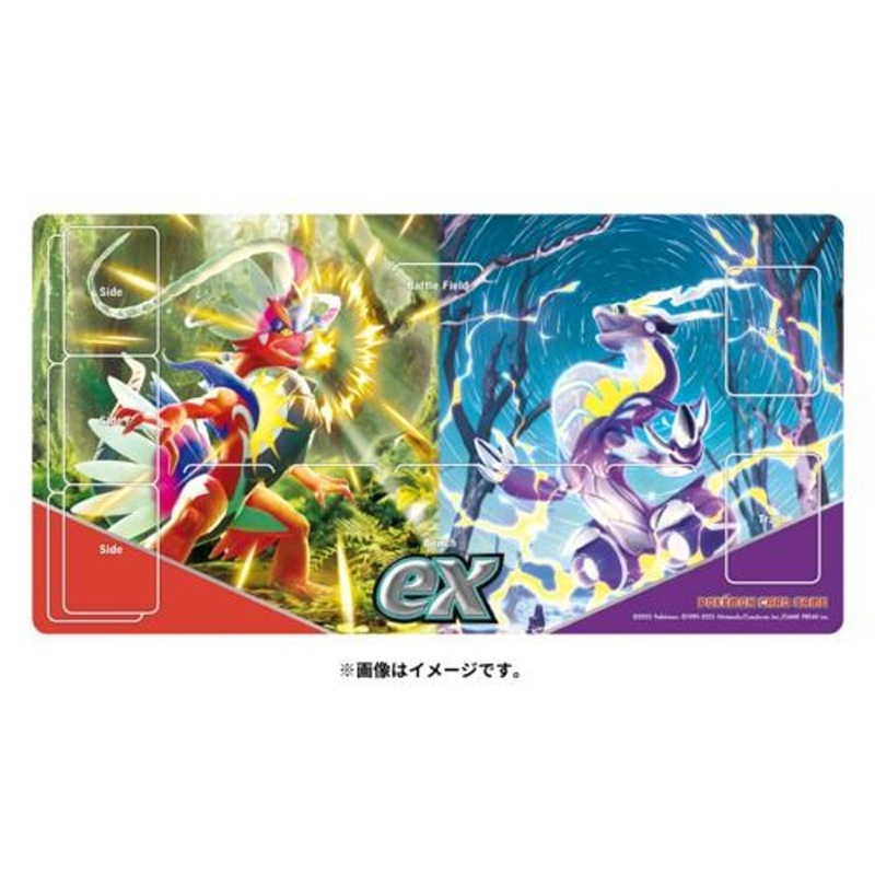 Pokemon Center Original TCG Playmat Koraidon & Miraidon