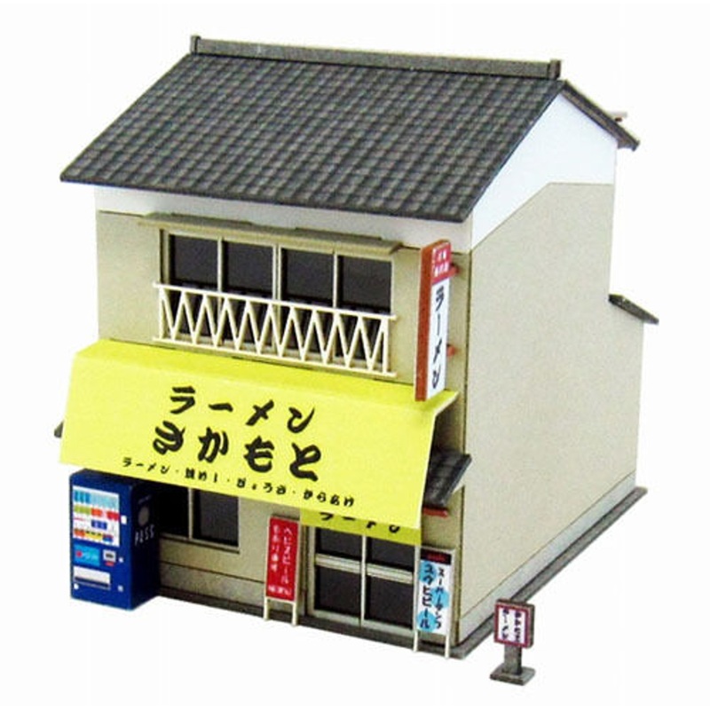 Sankei MP03-67 Noodle (Ramen) Shop 1/150 N Scale Paper Kits