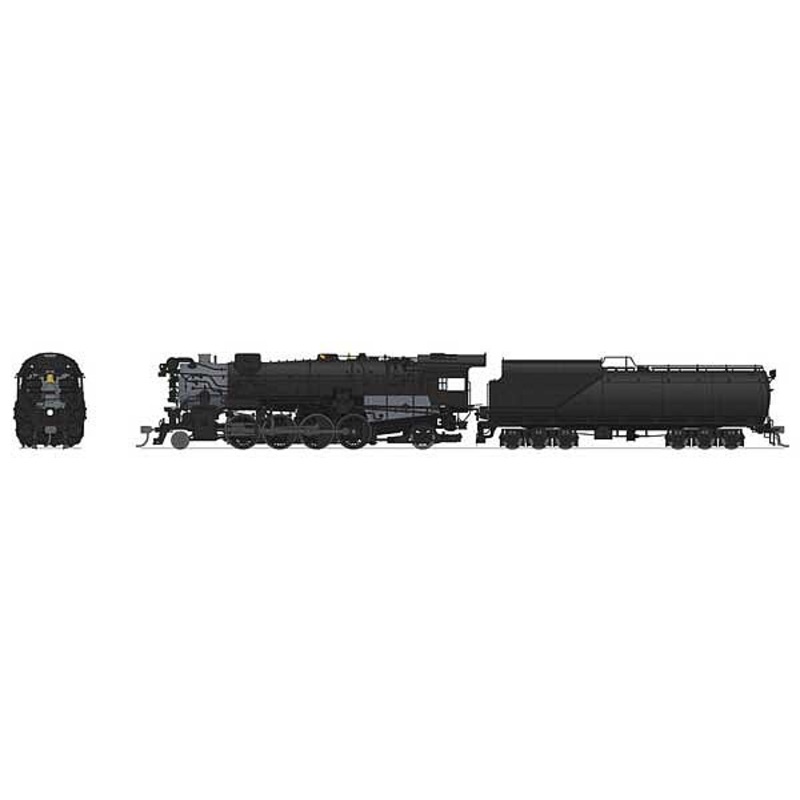 Chesapeake & Ohio K-2 Mikado Undecorated DCC