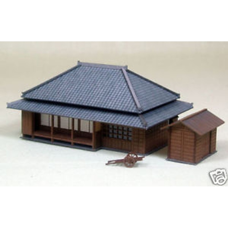 Sankei MP03-19 Japanese Farmer House B 1/150 N Scale Paper Kits