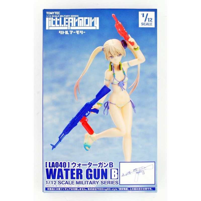 Tomytec LA040 Military Series Little Armory Water Gun B 1/12 Scale Plastic Model Kit