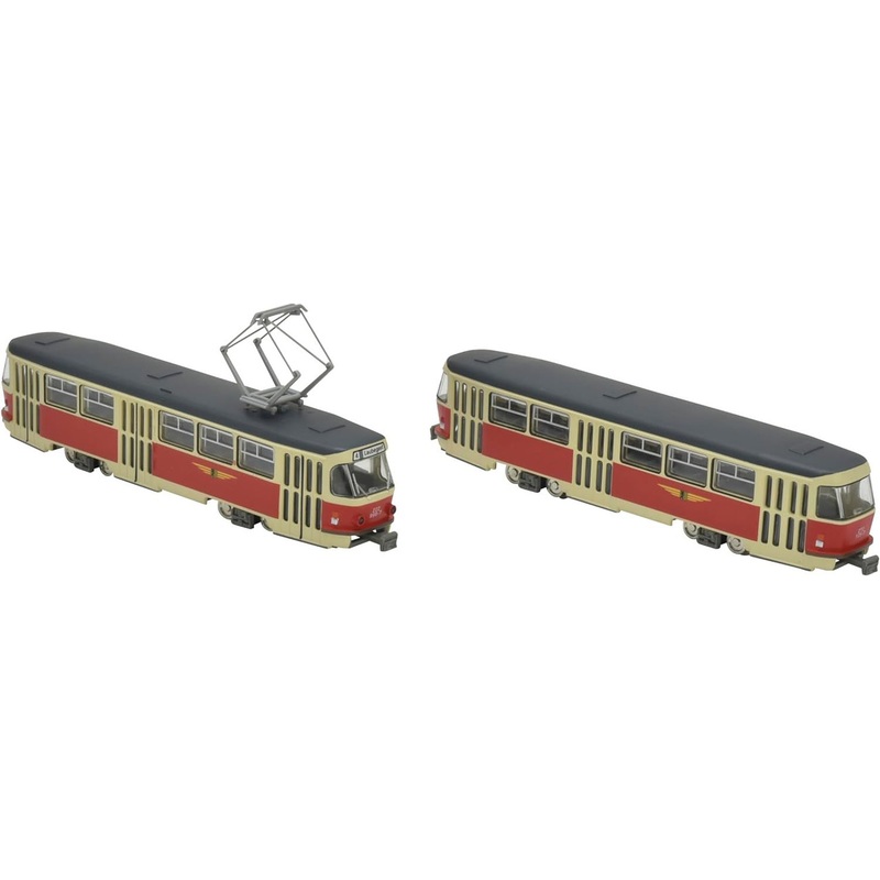 Tomytec World Railway Collection Dresden Tram Tatra T4 + Type B4 2 Cars Set E (N scale)