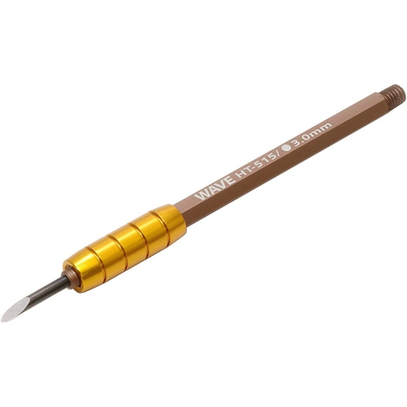 Wave Hobby Tool Series HG Thin Chisel (Rounded Blade) 3.0mm