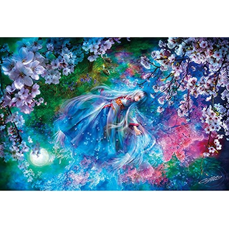 APPLEONE Jigsaw Puzzle 1000-822 SHU Asaki Yumemishi Cherry Blossom (1000 Pieces)