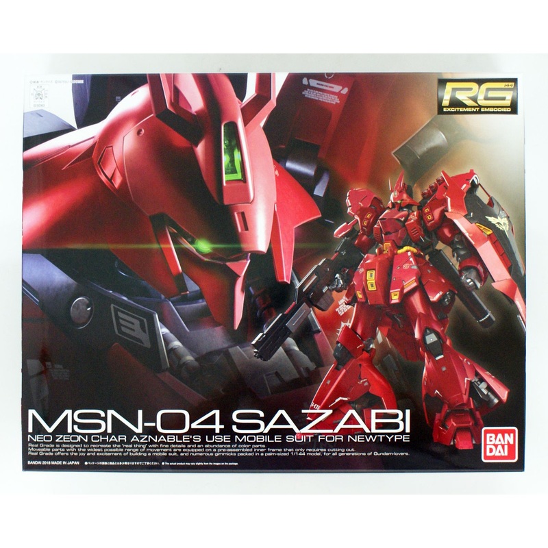 Bandai RG-29 Gundam MSN-04 Sazabi 1/144 Scale Kit