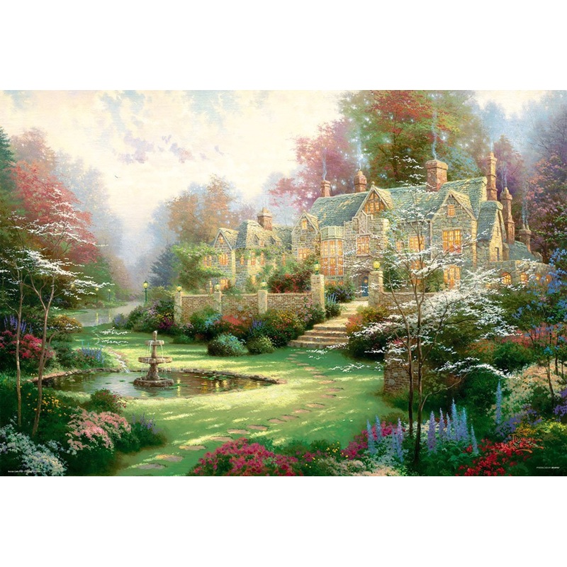 Beverly Jigsaw Puzzle 31-484 Thomas Kinkade Spring Garden (1000 Pieces)