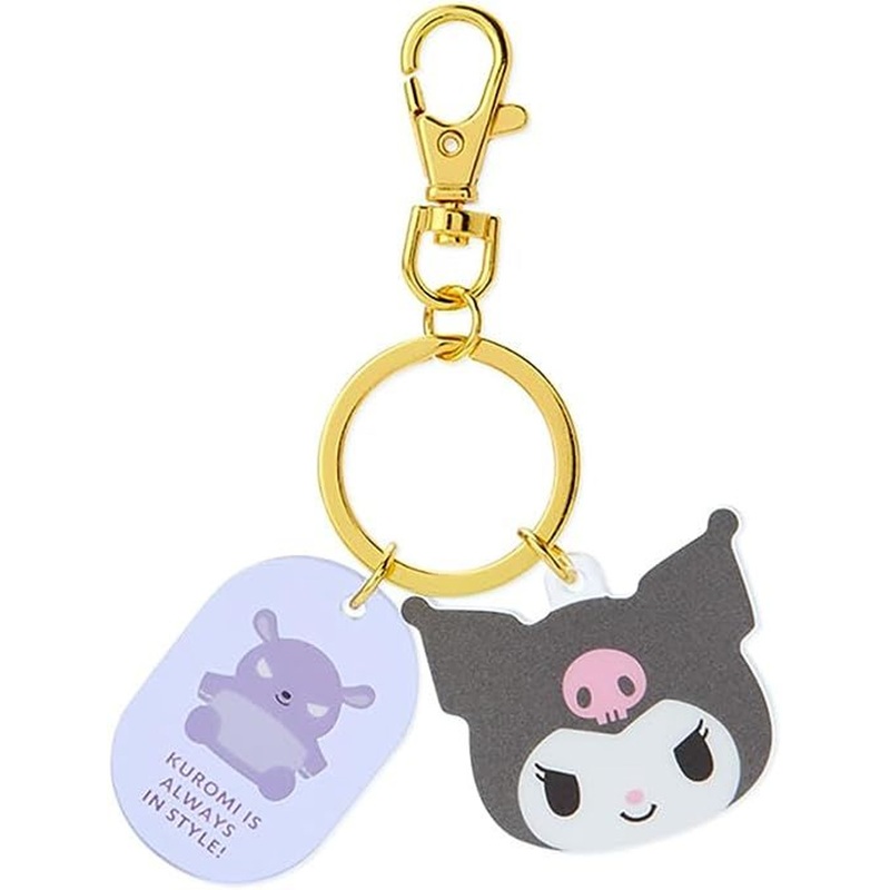 Sanrio Acrylic Face Shaped Keychain – Kuromi