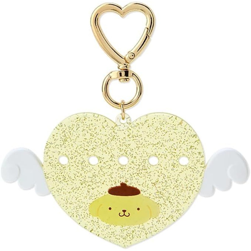 Sanrio Winged Heart Keychain Pom Pom Purin (Mai Pachi Run Series)