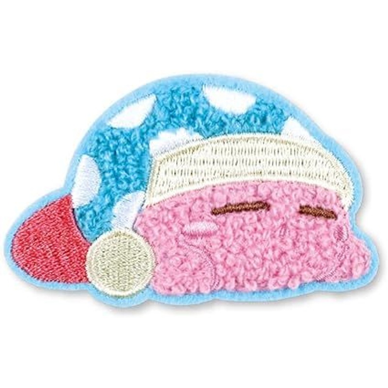 T’s Factory Kirby Mokomoko Fluffy Embroidery Sticker Sleep