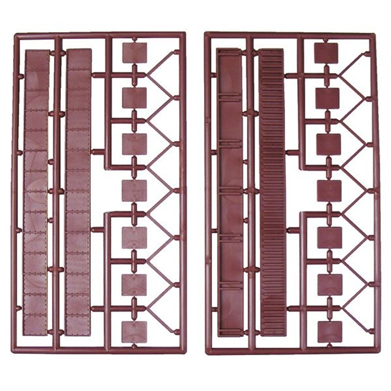 Tsugawa Yokou NA-56 Deck Girder Bridge (3 set) Brown (N scale)