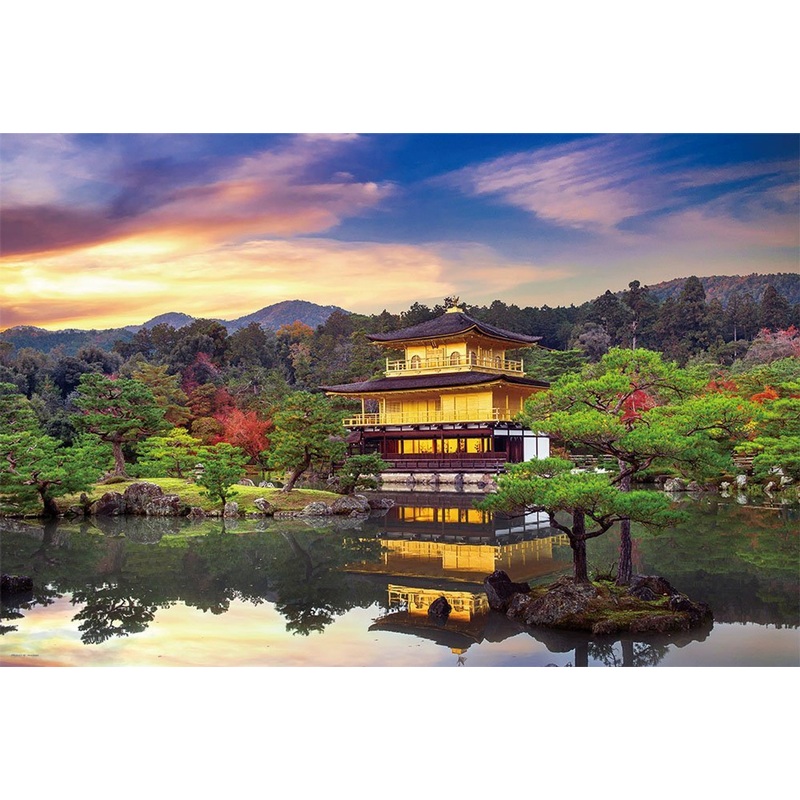 Yanoman Jigsaw Puzzle 10-1315 Kinkaku-ji Kyoto Japan (1000 Pieces)