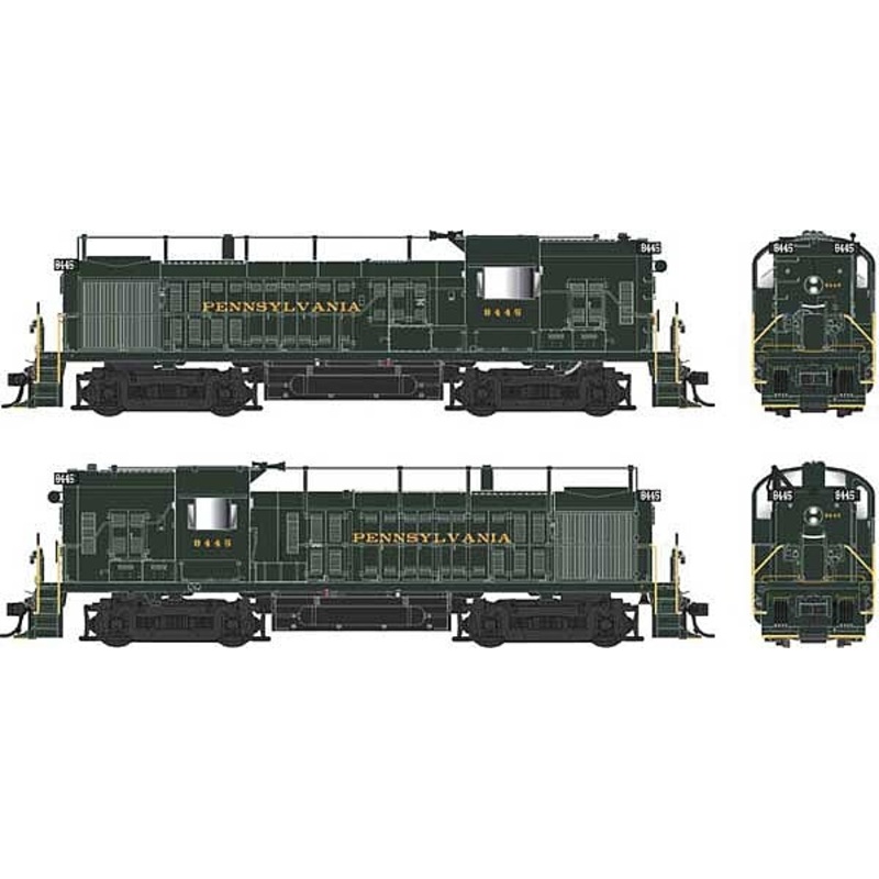 ALCo RS-3 DCC ready PRR Hammerhead #8445