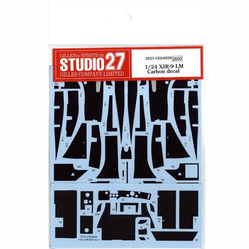 Studio27 ST27-CD24029 XJR-9 LM Carbon Decal for Tamiya 1/24