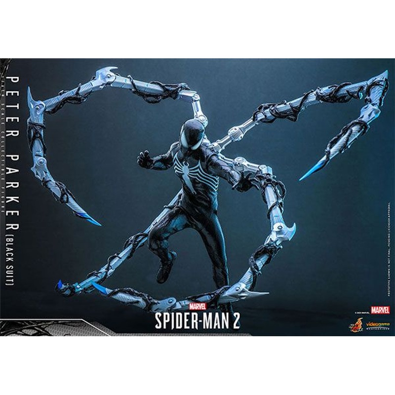 Hot Toys Video Game Masterpiece 1/6 Figure – Peter Parker / Spider-Man Black Suit (Marvel’s Spider-Man 2)