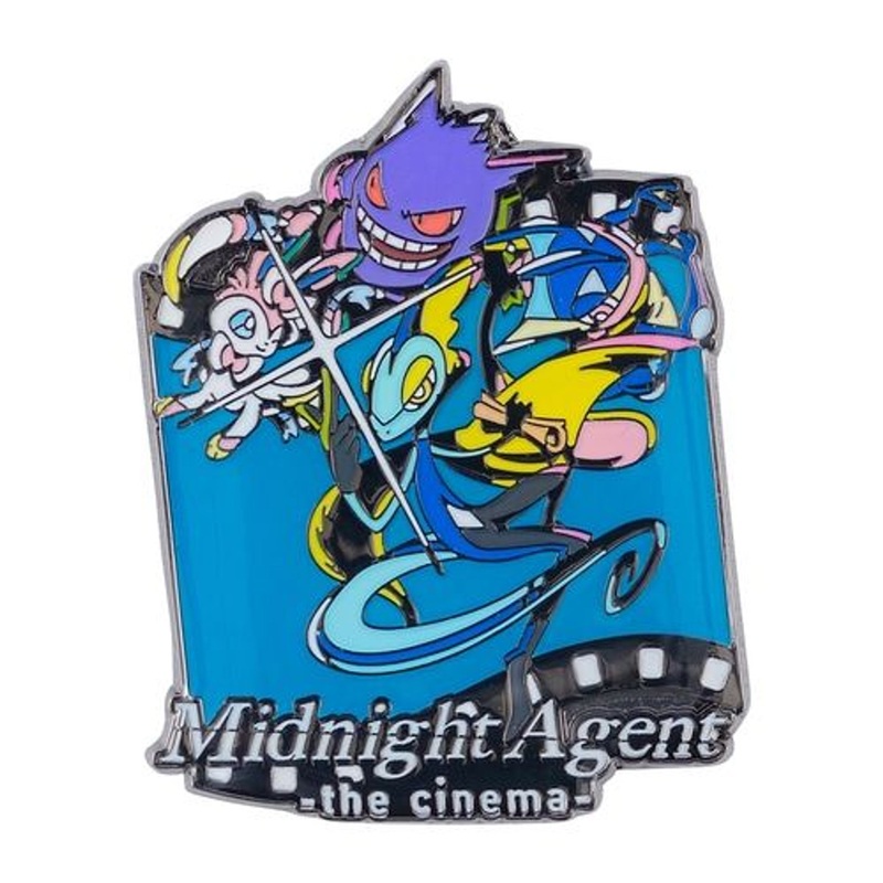 Pokemon Center Original Character Pins Midnight Agent -The Cinema-