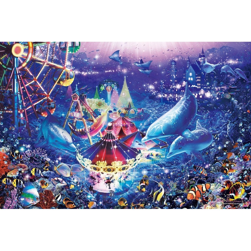 Epoch Jigsaw Puzzle 23-715 Lassen Dolphins in Wonderland (2016 S-Pieces)