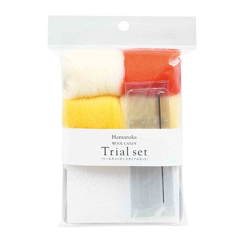 Hamanaka H441-130-1 Wool Candy Trial Set Orange