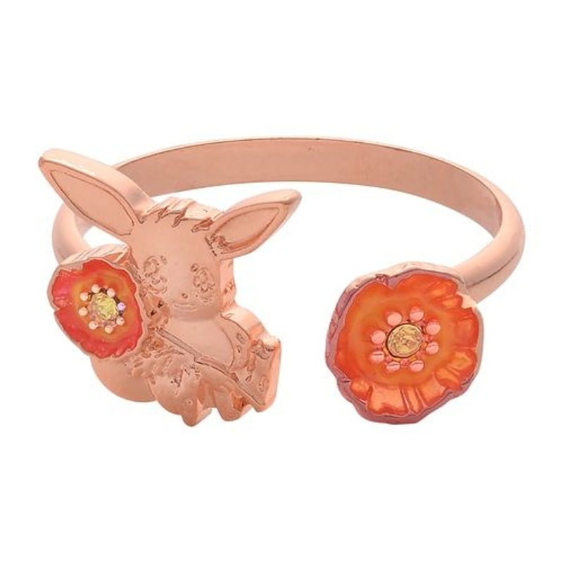 Pokemon Center Original Ring Eevee & Fleur de Coquelicot