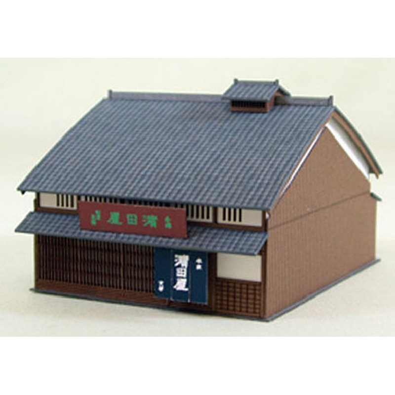 Sankei MP03-06 Japanese Shop A 1/150 N Scale Paper Kits