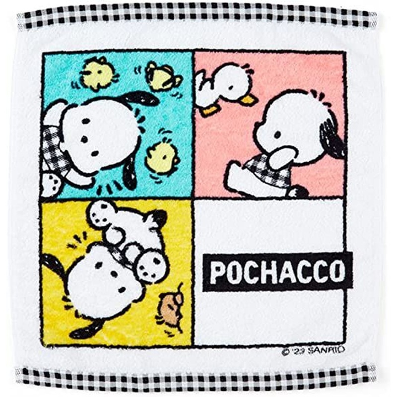 Sanrio Towel Pochacco (Checkered Pattern)