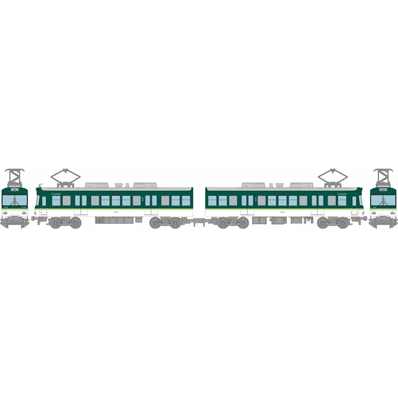 Tomytec Keihan Railway Otsu Line Type 600 3rd Edition Standard Painting 2 Cars Set (N scale)