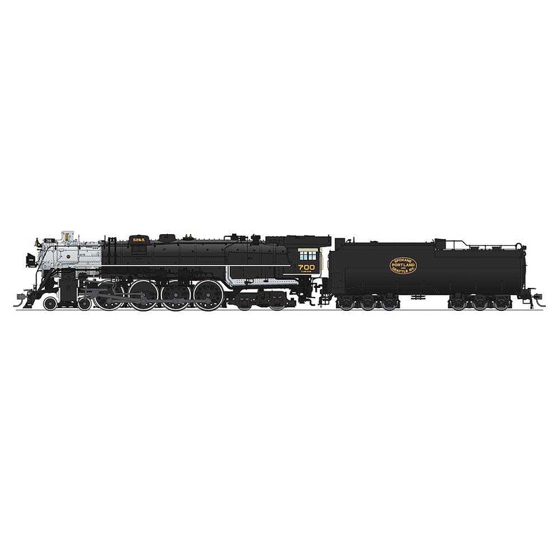 Class A-3 4-8-4 Brass Hybrid SP&S #700 DCC