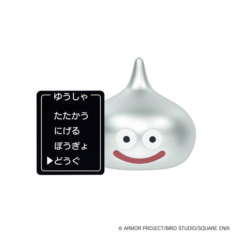Square Enix Soft Vinyl Figure Series with Command Window Metal Slime (Dragon Quest)
