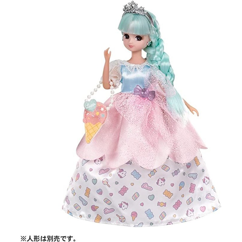 Takara Tomy Licca Doll Gelato Dress Set Candy Unicorn