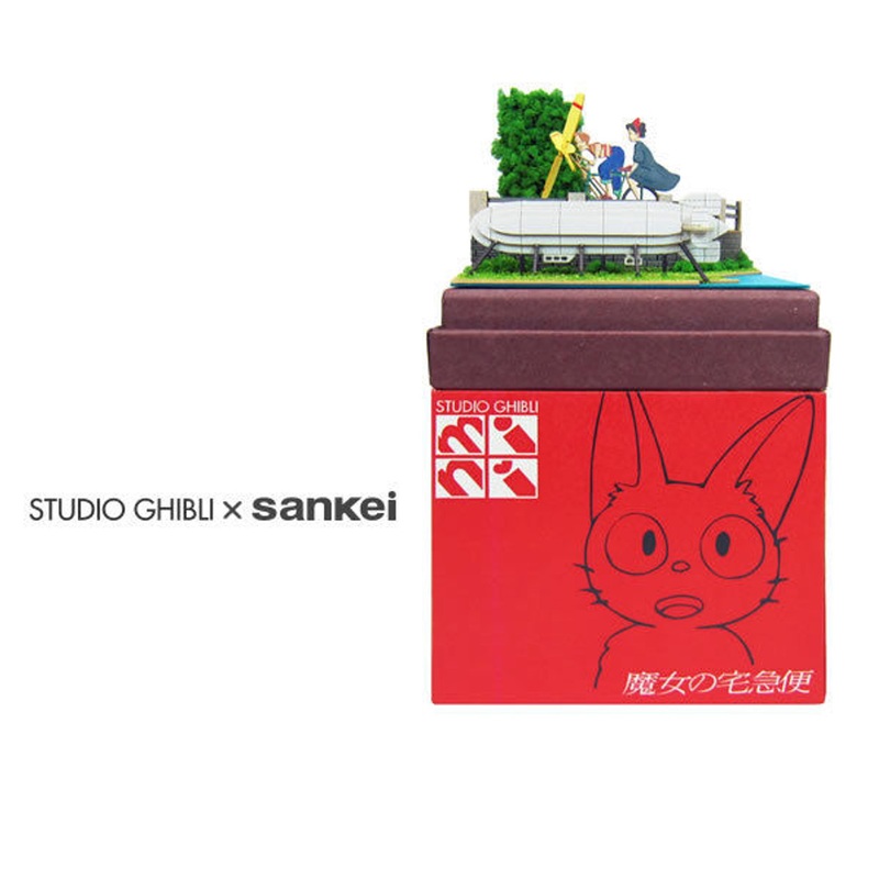Sankei MP07-10 Studio Ghibli Tombo and Kiki Kiki’s Delivery Service Non-Scale Paper Kits