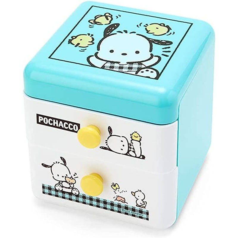 Sanrio Chest of Drawers Pochacco (Checkered Pattern)