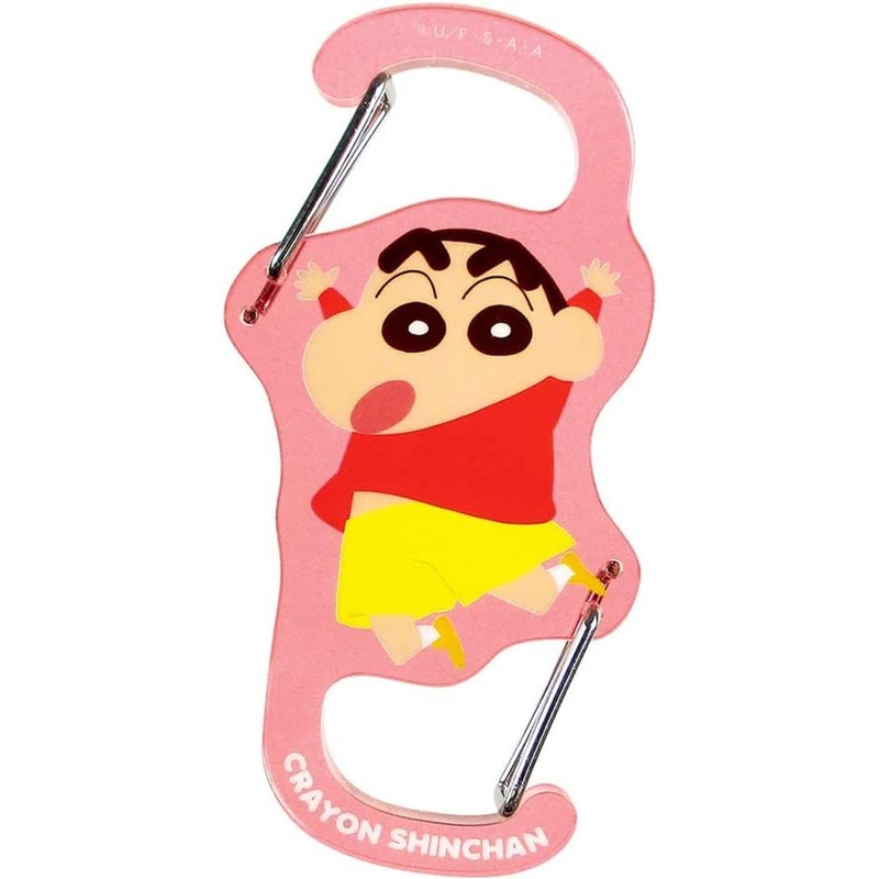 T’s Factory Dual Carabiner Crayon Shin-chan Pink