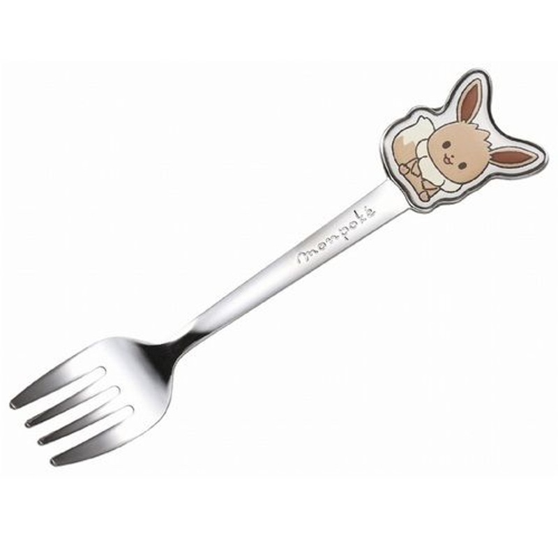 Pokemon Center Original Monpoke Stainless Steel Fork Eevee