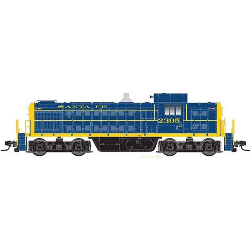 Alco RS1 DC Santa Fe 2399 (blue, yellow)