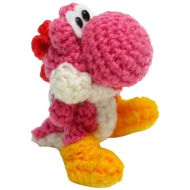 Hamanaka H306-165-2 Yoshi’s Woolly World Pink Small Amigurumi (Crochet Doll) Kit
