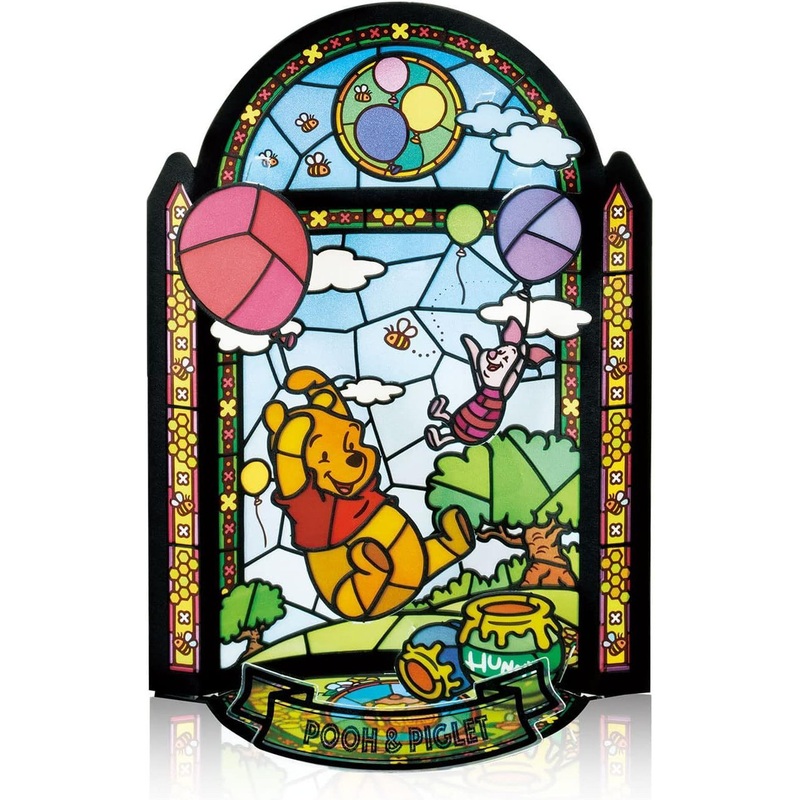 Kawada Kumi-tera Stained Glass Craft Kit Winnie the Pooh KT-010