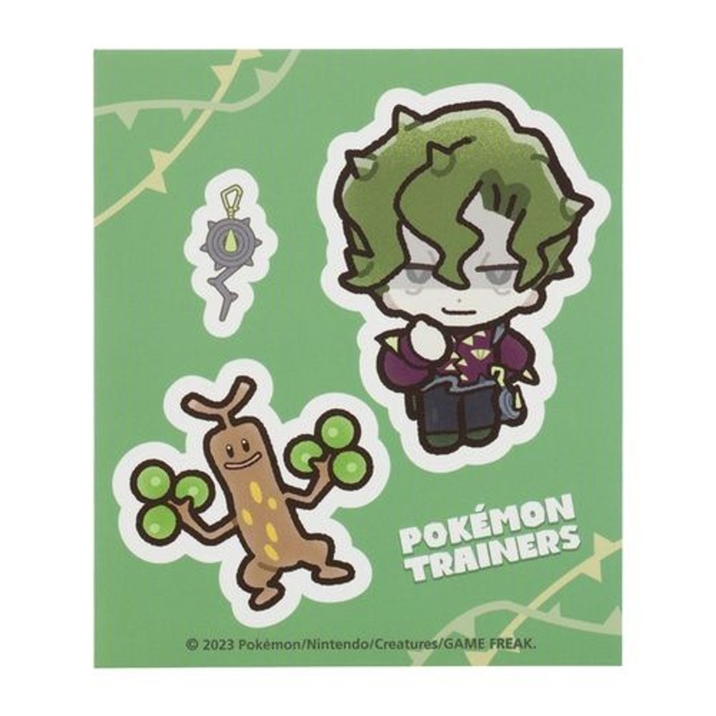 Pokemon Center Original Sticker Brassius & Sudowoodo (Pokemon Trainers)
