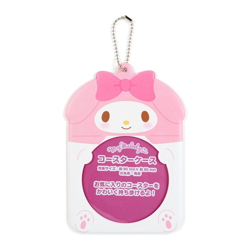 Sanrio Coaster Case My Melody (Tokimeki Oshikoto Goods)