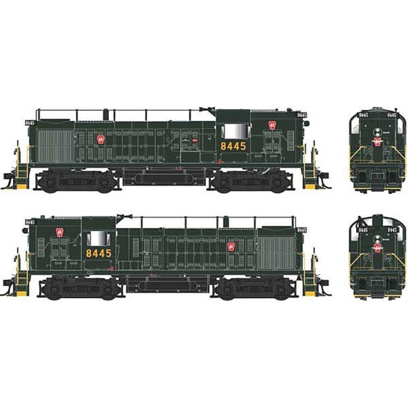 ALCo RS-3 DCC Hammerhead Decal PRR #8445